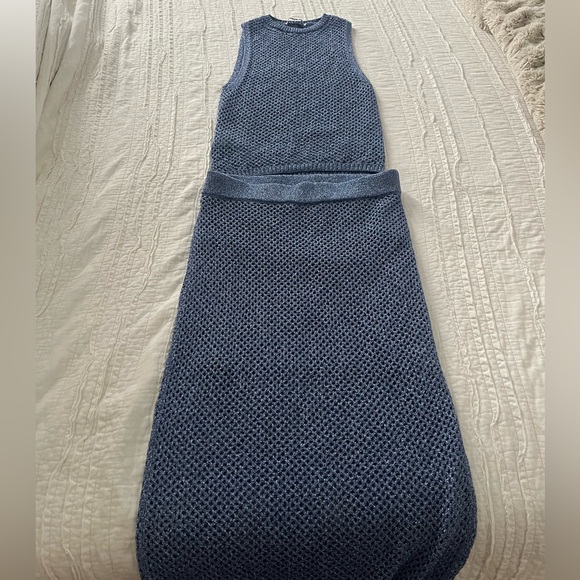 Mango Metallic Shirt/Skirt Set - Picture 3 of 8